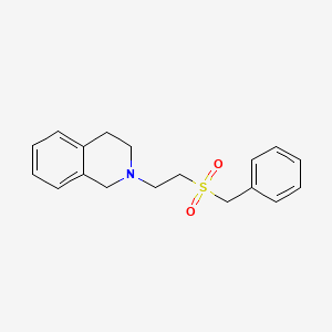 2-(2-benzylsulfonylethyl)-3,4-dihydro-1H-isoquinoline