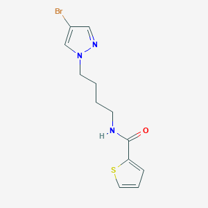 N-[4-(4-bromopyrazol-1-yl)butyl]thiophene-2-carboxamide