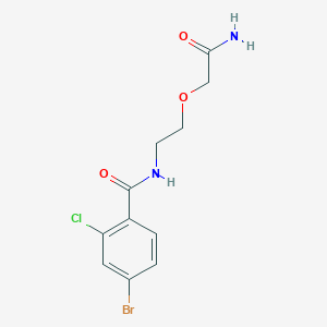 N-[2-(2-amino-2-oxoethoxy)ethyl]-4-bromo-2-chlorobenzamide