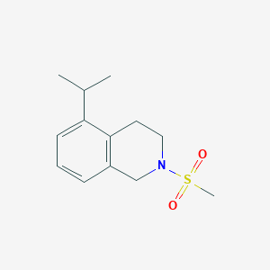 2-methylsulfonyl-5-propan-2-yl-3,4-dihydro-1H-isoquinoline