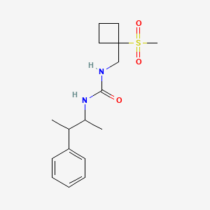 1-[(1-Methylsulfonylcyclobutyl)methyl]-3-(3-phenylbutan-2-yl)urea