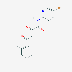 B067178 Benzenebutanamide, N-(5-bromo-2-pyridinyl)-2,4-dimethyl-alpha,gamma-dioxo- CAS No. 180537-72-8