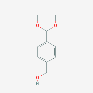 molecular formula C10H14O3 B067197 4-(二甲氧基甲基)苯甲醇 CAS No. 183057-64-9