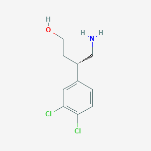 molecular formula C10H13Cl2NO B067199 (S)-4-氨基-3-(3,4-二氯苯基)丁醇 CAS No. 160707-16-4