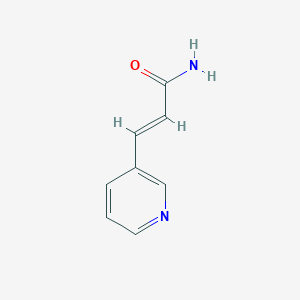 molecular formula C8H8N2O B067212 (E)-3-吡啶-3-基丙-2-烯酰胺 CAS No. 180526-66-3
