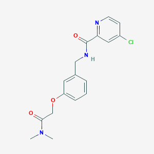 4-chloro-N-[[3-[2-(dimethylamino)-2-oxoethoxy]phenyl]methyl]pyridine-2-carboxamide