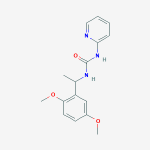 1-[1-(2,5-Dimethoxyphenyl)ethyl]-3-pyridin-2-ylurea