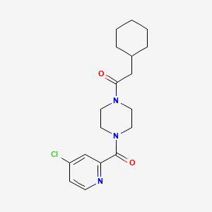 1-[4-(4-Chloropyridine-2-carbonyl)piperazin-1-yl]-2-cyclohexylethanone