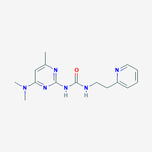 1-[4-(Dimethylamino)-6-methylpyrimidin-2-yl]-3-(2-pyridin-2-ylethyl)urea