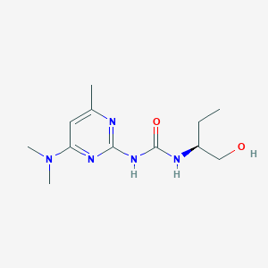 1-[4-(dimethylamino)-6-methylpyrimidin-2-yl]-3-[(2S)-1-hydroxybutan-2-yl]urea