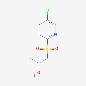 1-(5-Chloropyridin-2-yl)sulfonylpropan-2-ol