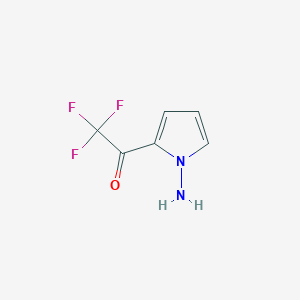 B067256 1-(1-Amino-1H-pyrrol-2-yl)-2,2,2-trifluoroethanone CAS No. 163350-71-8