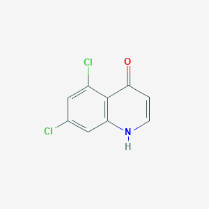molecular formula C9H5Cl2NO B067264 5,7-二氯-4-羟基喹啉 CAS No. 171850-29-6