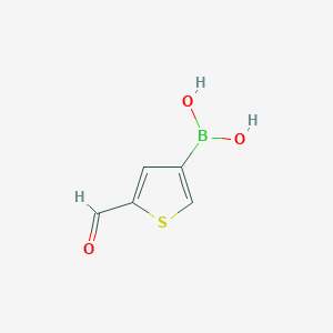 B067301 2-Formylthiophene-4-boronic acid CAS No. 175592-59-3