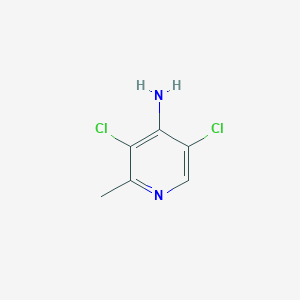 molecular formula C6H6Cl2N2 B067329 3,5-Dichloro-2-methylpyridin-4-amine CAS No. 195045-26-2