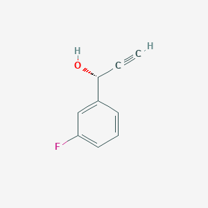 (1R)-1-(3-Fluorophenyl)prop-2-yn-1-ol