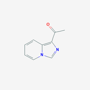 molecular formula C9H8N2O B067356 1-Imidazo[1,5-A]pyridin-1-YL-ethanone CAS No. 173344-98-4