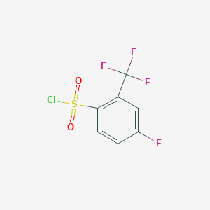 B067374 4-fluoro-2-(trifluoromethyl)benzenesulfonyl Chloride CAS No. 176225-09-5