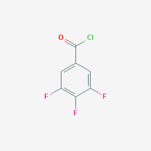 molecular formula C7H2ClF3O B067385 3,4,5-三氟苯甲酰氯 CAS No. 177787-26-7