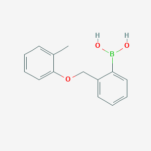 B067407 2-[(2-Methylphenoxy)methyl]benzeneboronic acid CAS No. 170924-68-2