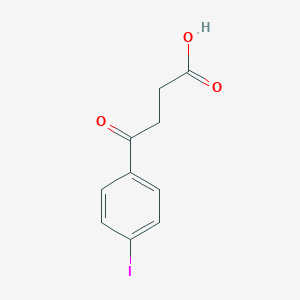 molecular formula C10H9IO3 B067411 4-(4-碘苯基)-4-氧代丁酸 CAS No. 194146-02-6