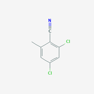 molecular formula C8H5Cl2N B067412 2,4-二氯-6-甲基苯甲腈 CAS No. 175277-98-2