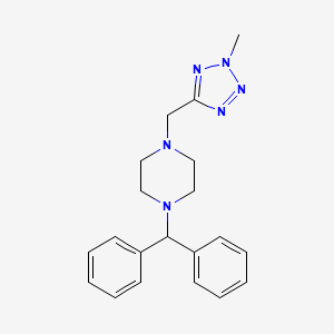 1-Benzhydryl-4-[(2-methyltetrazol-5-yl)methyl]piperazine