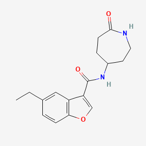 5-ethyl-N-(7-oxoazepan-4-yl)-1-benzofuran-3-carboxamide