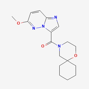 (6-Methoxyimidazo[1,2-b]pyridazin-3-yl)-(1-oxa-4-azaspiro[5.5]undecan-4-yl)methanone