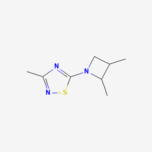 5-(2,3-Dimethylazetidin-1-yl)-3-methyl-1,2,4-thiadiazole