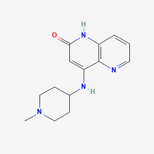 4-[(1-methylpiperidin-4-yl)amino]-1H-1,5-naphthyridin-2-one