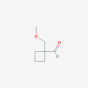 1-(Methoxymethyl)cyclobutane-1-carbaldehyde