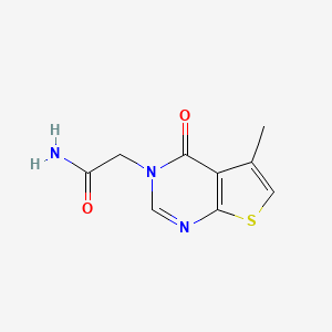 2-(5-Methyl-4-oxothieno[2,3-d]pyrimidin-3-yl)acetamide