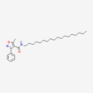 5-methyl-N-octadecyl-3-phenyl-1,2-oxazole-4-carboxamide