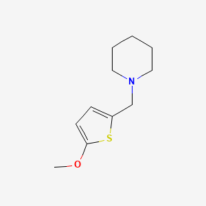 1-[(5-Methoxythiophen-2-yl)methyl]piperidine