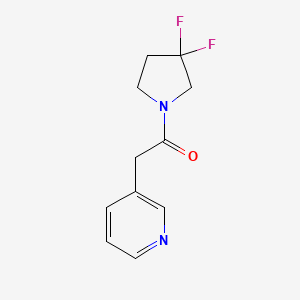 1-(3,3-Difluoropyrrolidin-1-yl)-2-pyridin-3-ylethanone