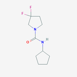 N-cyclopentyl-3,3-difluoropyrrolidine-1-carboxamide