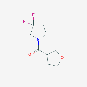 (3,3-Difluoropyrrolidin-1-yl)-(oxolan-3-yl)methanone