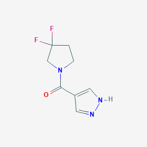 (3,3-difluoropyrrolidin-1-yl)-(1H-pyrazol-4-yl)methanone