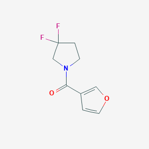 (3,3-Difluoropyrrolidin-1-yl)-(furan-3-yl)methanone