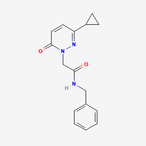 N-benzyl-2-(3-cyclopropyl-6-oxopyridazin-1(6H)-yl)acetamide