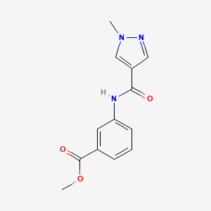 methyl 3-{[(1-methyl-1H-pyrazol-4-yl)carbonyl]amino}benzoate