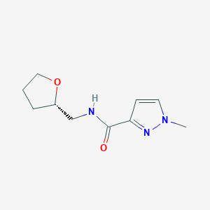 1-methyl-N-{[(2S)-oxolan-2-yl]methyl}-1H-pyrazole-3-carboxamide