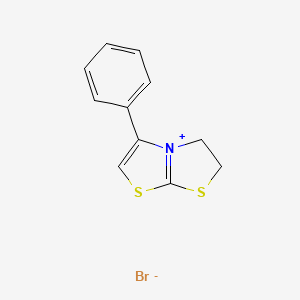 5-Phenyl-2,3-dihydro-[1,3]thiazolo[2,3-b][1,3]thiazol-4-ium;bromide