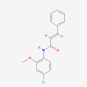 (E)-N-(4-chloro-2-methoxyphenyl)-3-phenylprop-2-enamide