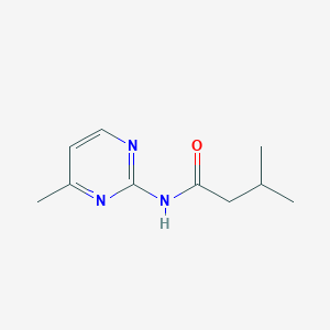 3-methyl-N-(4-methylpyrimidin-2-yl)butanamide