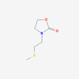 3-(2-Methylsulfanylethyl)-1,3-oxazolidin-2-one