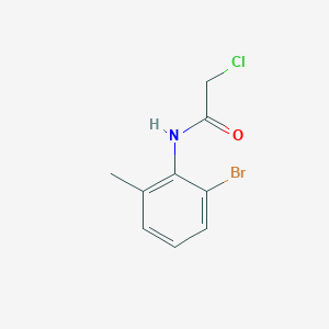 molecular formula C9H9BrClNO B6747729 n-(2-Bromo-6-methylphenyl)-2-chloroacetamide 