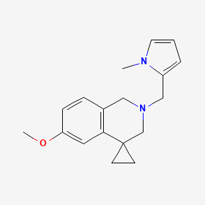 6-Methoxy-2-[(1-methylpyrrol-2-yl)methyl]spiro[1,3-dihydroisoquinoline-4,1'-cyclopropane]