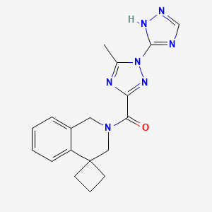 [5-methyl-1-(1H-1,2,4-triazol-5-yl)-1,2,4-triazol-3-yl]-spiro[1,3-dihydroisoquinoline-4,1'-cyclobutane]-2-ylmethanone